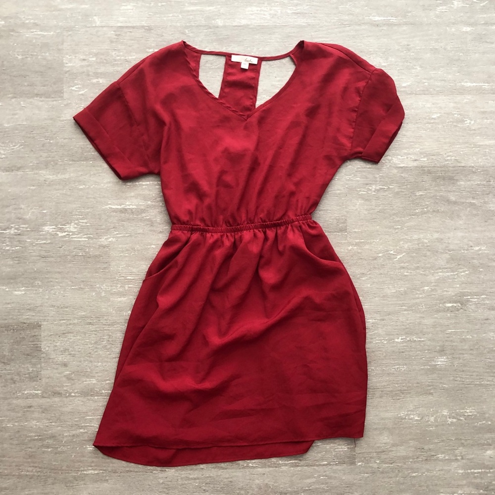 Red dress